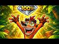 100% Completing Crash Bandicoot 1 Was enjoyably painful…