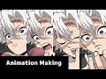 【メイキング】もぐもぐさねみ / Demon Slayer Fan animation Making(Sanemi eats OHAGI)