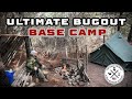 Bugout base camp  survival gear   bushcraft solo overnight in the north idaho wilderness shtf