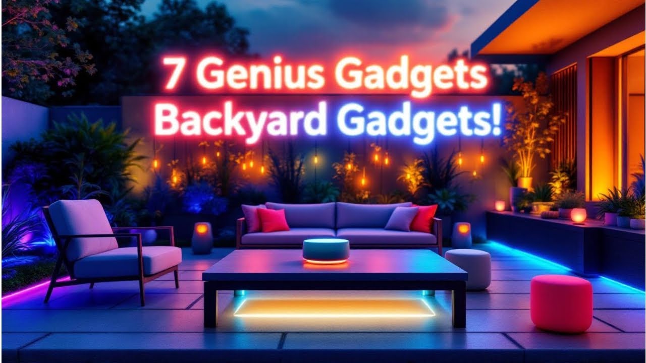 7 Genius Gadgets to Upgrade Your Backyard! 🌟