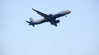 Indigo A321N On Short Finals Mangalore International Airport