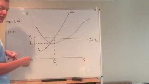 Graph of Competitive Firm Earning a Profit Video