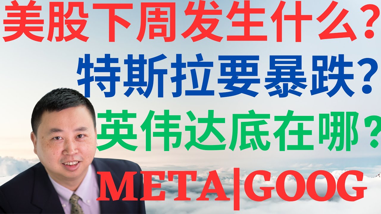 美股828|美股下周发生什么?特斯拉要暴跌?英伟达底在哪?META,GOOG财报前瞻分析! #tsla #nvda #meta #goog  #drmikeinvest #美股分析 #stocks