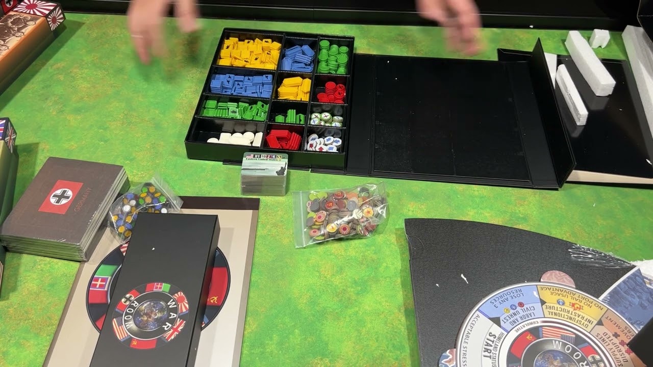 War Room board game unboxing