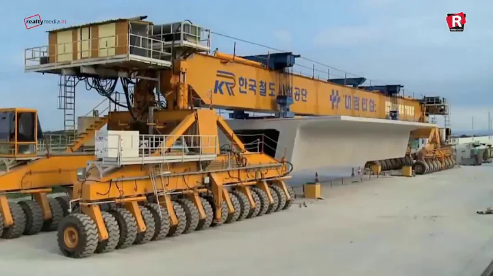 Massive bridge building machine