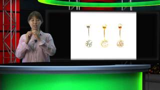 アイアクセ  １８Ｇ大粒ストーン　PB229