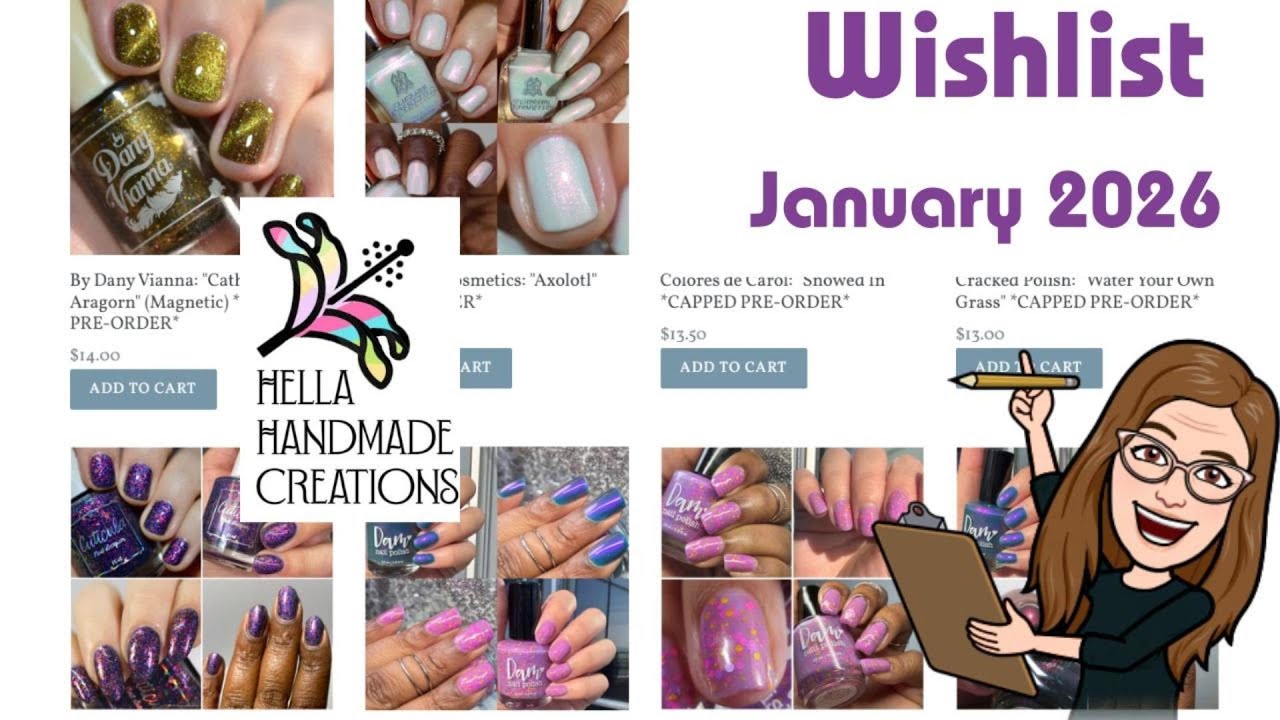 Wishlist! January 2026 Hella Handmade Creations