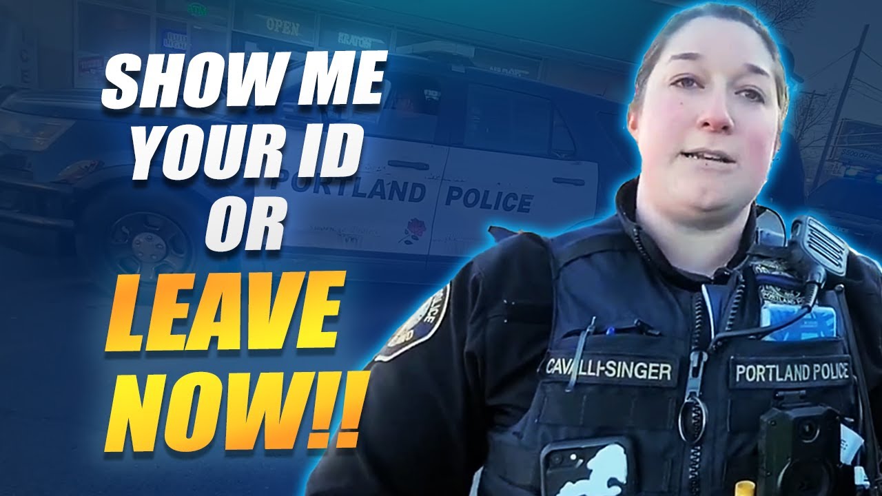 Cops try to intimidate the wrong person and get humiliated. - YouTube