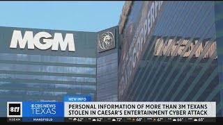 More than 3 million Texans' information stolen in Caesar's Entertainment hack