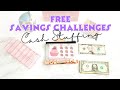 Cash stuffing free savings challenges  thank you dvsdebt