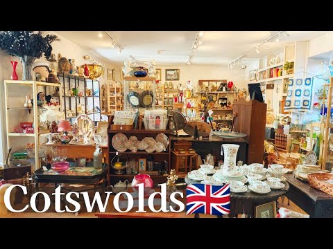 Antique Shops & Flea Market in the Cotswolds England🍂 | Beautiful