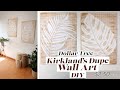 Dollar Tree DIY Kirkland's Dupe Wall Art / Boho Wall Decor DIY