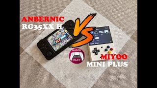 Anbernic RG35XX H и Miyoo Mini Plus. Сравнение ретро-консолей - Что выбрать в 2024 году?