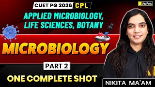 CUET PG 2026 | Microbiology Part 2 | Applied Microbiology | Life Sciences,Botany | VedPrep Biology