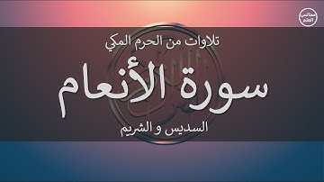 6 | سورة الأنعام | السديس و الشريم