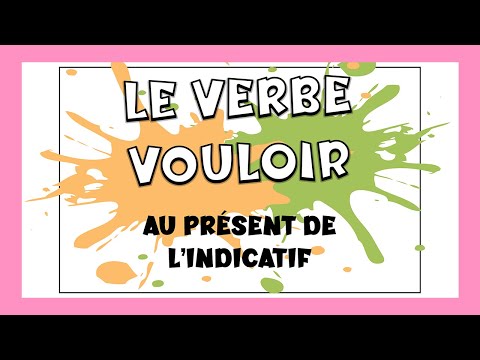Conjugación del verbo querer en francés | Verbos