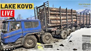 SnowRunner Gameplay LIVE - Lake Kovd, Russian Federation