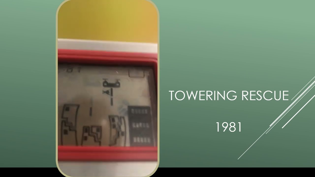 GAKKEN/PRINZTRONIC  LCD MICRO GAME TOWERING RESCUE 1981
