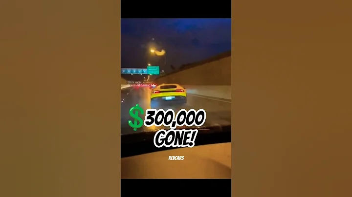 💸 Million-Dollar Lamborghini Wrecked in Seconds 💥