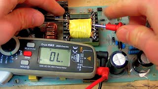 12V 50A 600W power supply - failure analysis & transformer autopsy