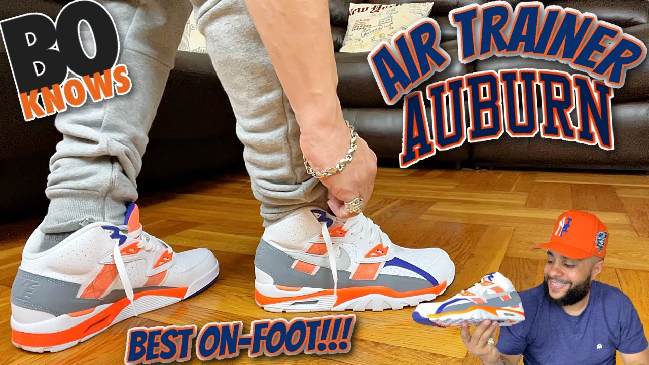 NIKE AIR TRAINER SC AUBURN BO JACKSON 2022 | REVIEW & BEST ON FOOT - YouTube