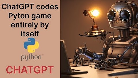 ChatGpt codes a game with Pygame and Python