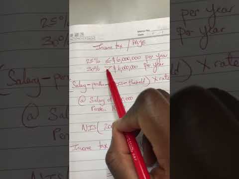 Calculating PAYE /