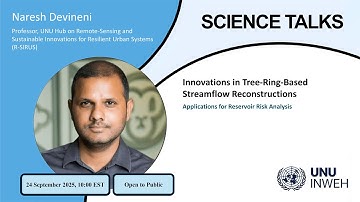 SCIENCE TALK: Innovations in Tree Ring Based Streamflow Reconstructions