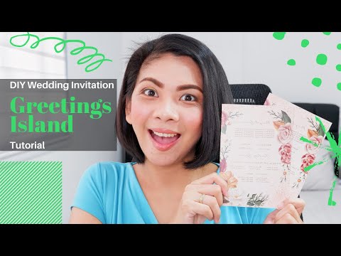 DIY Wedding Invitation - Greetings Island Tutorial