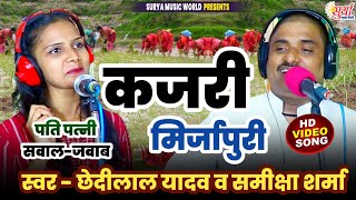 पति पत्नी का सवाल जवाब कजरी गीत | अभी तक किसी ने नहीं गया है ऐसी कजरी | छेदीलाल यादव, समीक्षा शर्मा