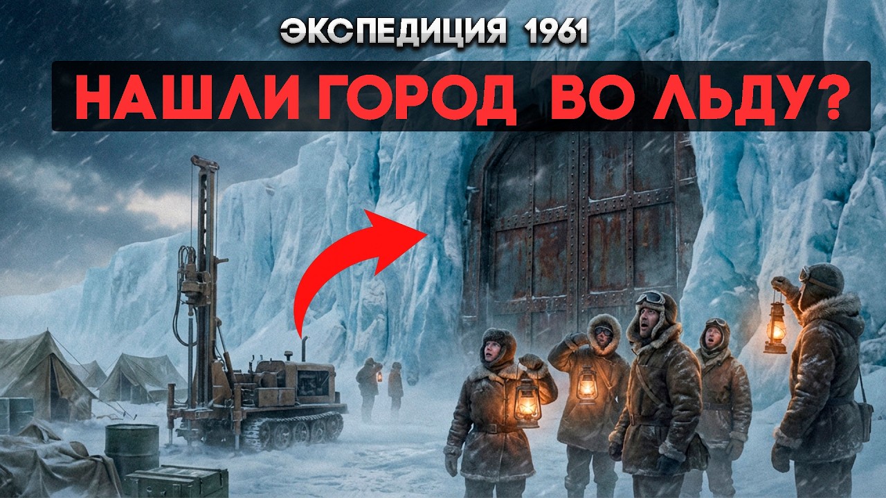 Экспедиция 1961 на Таймыр: во льду нашли МЕТАЛЛИЧЕСКУЮ ДВЕРЬ. Её  открыли только через 40 лет