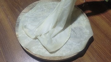 spring roll wrappers, samosa patti, samosa sheets, how to make and how to fold it in three easy ways