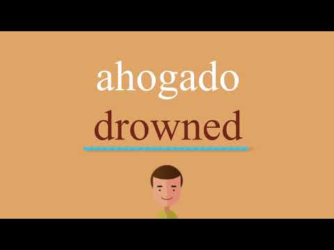 Video: ¿Está ahogado en inglés correcto?