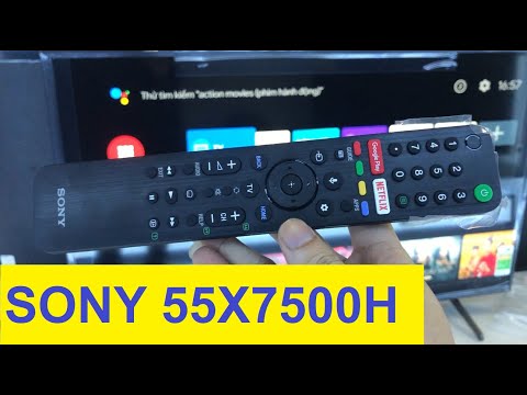 SONY ra mắt Smart Tivi KD-55X7500H 4K HDR Anroid 9 model 2020