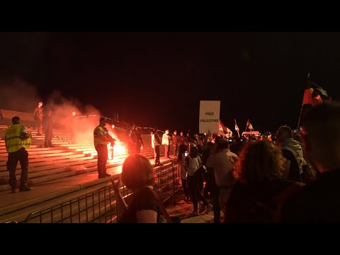 NSW Police allow 'terrifying' pro-Palestinian rally in Sydney