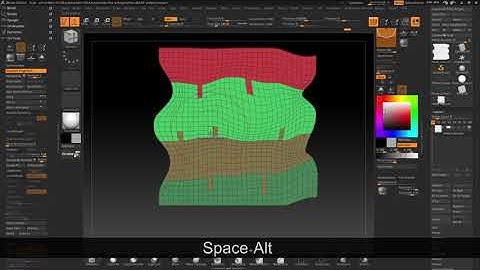 Fix Polygroups ZBrush