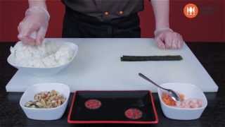 Как готовить суши. Приготовление суши. Суши шоп. / How to make simple sushi
