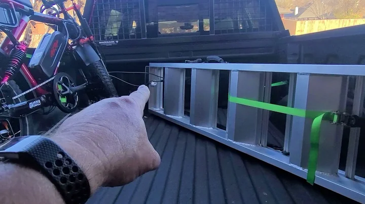 Ariel Rider Grizzly truck bed load problem SOLVED. Step Ramp for the win!