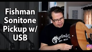 Fishman Sonitone Pickup Test on Martin 000RSGT Electric Guitar YouTube