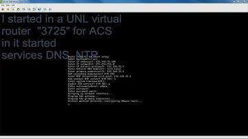 Installation ACS in Unified Networking Lab (UNL)