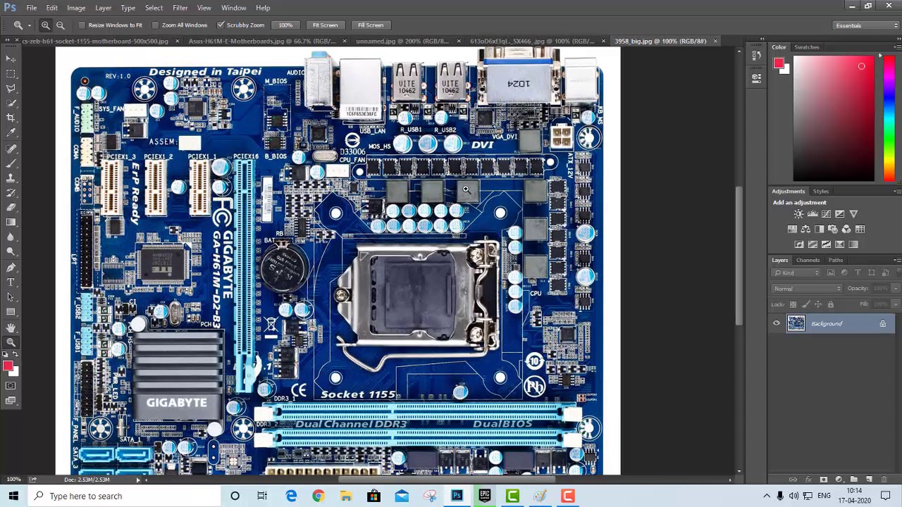Zebronics Zeb H61 Lga 1155 Motherboard Vrm Review Hindi Youtube