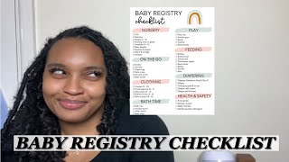 WHAT TO PUT ON YOUR BABY SHOWER REGISTRY LIST | My baby shower list with pictures and links