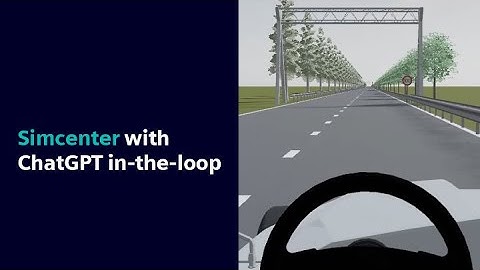 Simcenter with ChatGPT in-the-loop #SimcenterAI #SimcenterVehicle