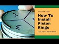 Piston rings installation easily l how to install piston rings