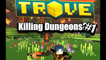Trove Lets play! Ep 1 Killing Dungeons! PS4