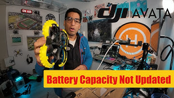 avata battery capacity not updated error - how to fix DJI AVATA battery capacity not updated error