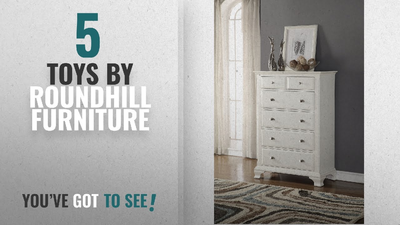 Top 10 Roundhill Furniture Toys 2018 Laveno Top 10 Roundhill Furniture Toys 2018 Laveno 012 White Wood 5 Drawer Chest