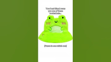 Who owes you a new bucket hat? 🐸 #smallbiz #cute #buckethat #frogs #cutecore #kawaii
