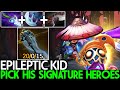 EPILEPTIC KID [Phantom Lancer] Pro Pick His Signature Heroes Beautiful Plays 7.26 Dota 2