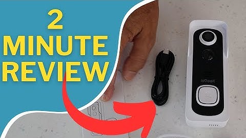 ieGeek Wireless Doorbell Camera - 2 Minute Review